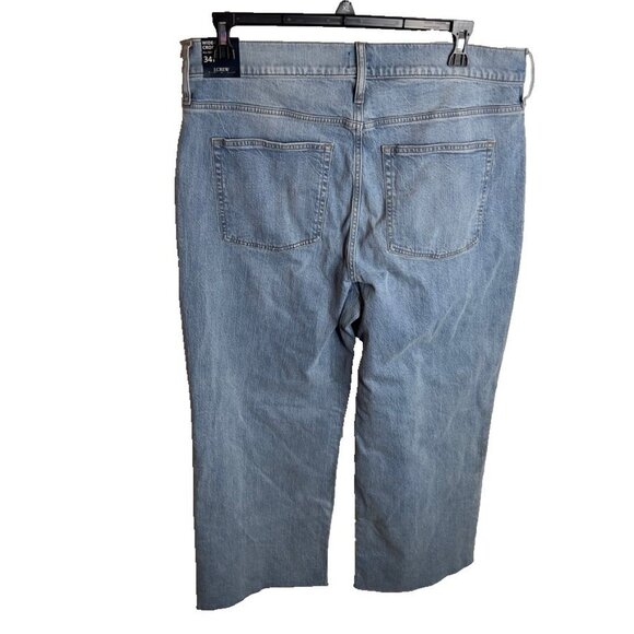 J.Crew $118 Tall wide-leg crop jean in all-day stretch Size T34 BX561 - Picture 9 of 12